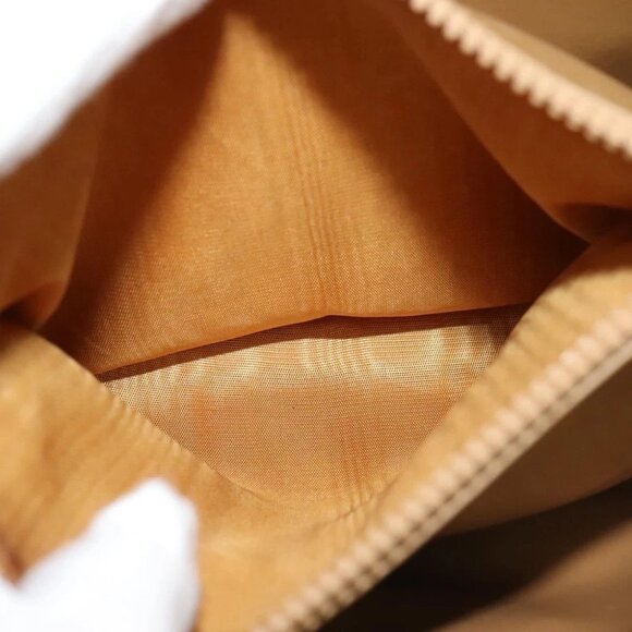 CELINE Macadam Canvas Shoulder Bag PVC Brown Gold - Picture 12 of 15